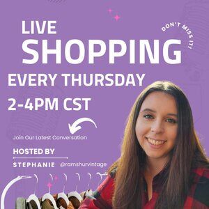 STEPHANIE IS LIVE 💗 LIKE THIS LISTING TO BE NOTIFIED 💗